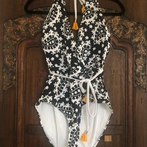 New Women Anne Cole Halter Swimsuit One Piece